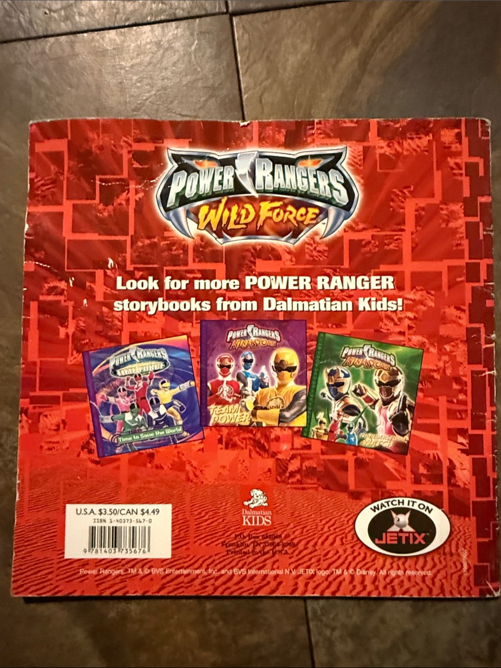 Power Ranger Wild Force Book - Picture 2 of 4